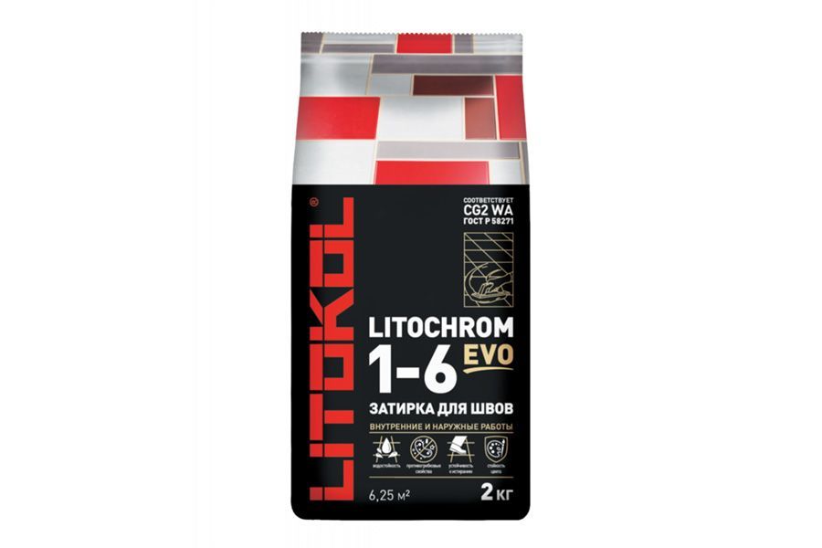 LITOCHROM 1-6 EVO LE 200 белый (2kg Al.bag) 500180002