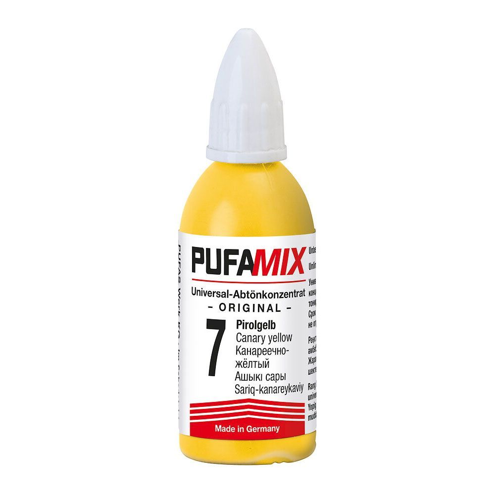 Колер PUFAS для тонирования pufamix  №7 канареечно-желтый 20 мл