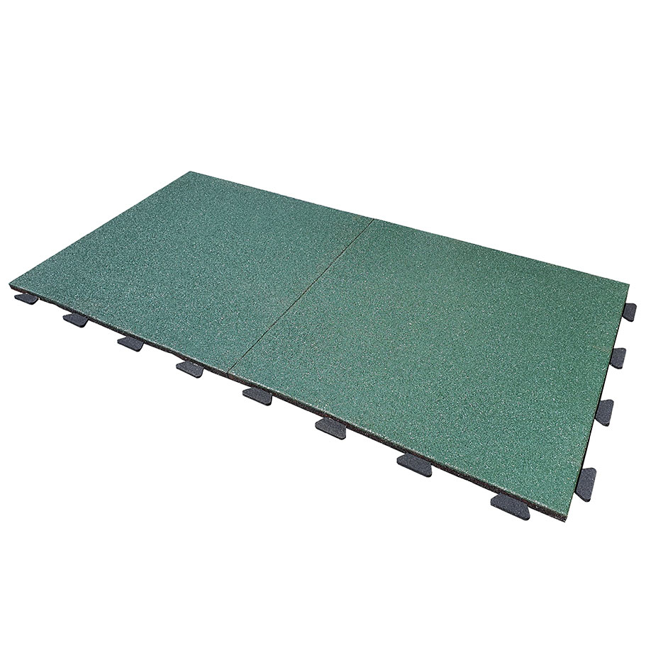 Плитка EcoStep Gym 850 30мм со скрытыми замками, зелёный