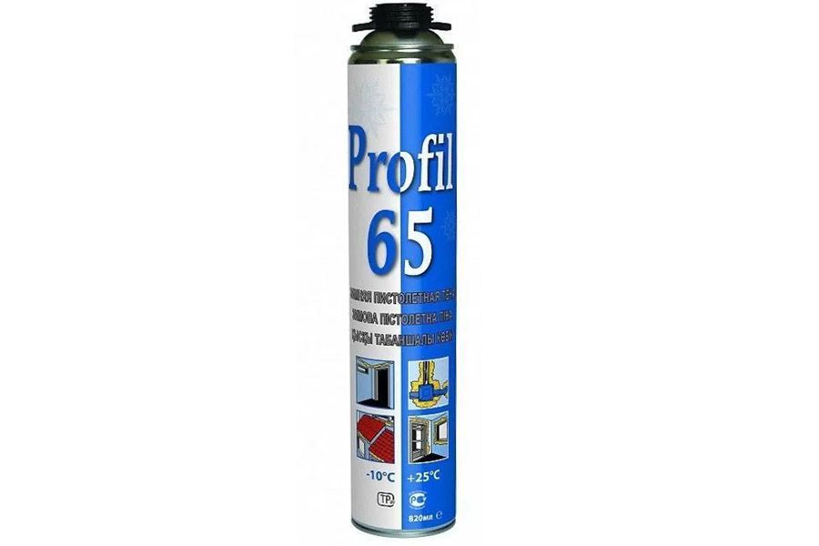 Пена пистолетная Профиль 65-зимняя (12*820 Бельгия)