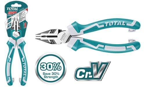 Плоскогубцы THT210806 "TOTAL" 200mm Cr-V 