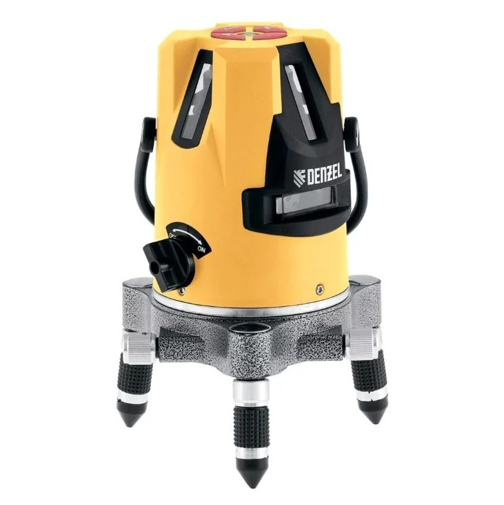 Уровень лазерный LX3, 10 м, ±0,3мм/1м, 635 нм, резьба 5/8"// Denzel 35070