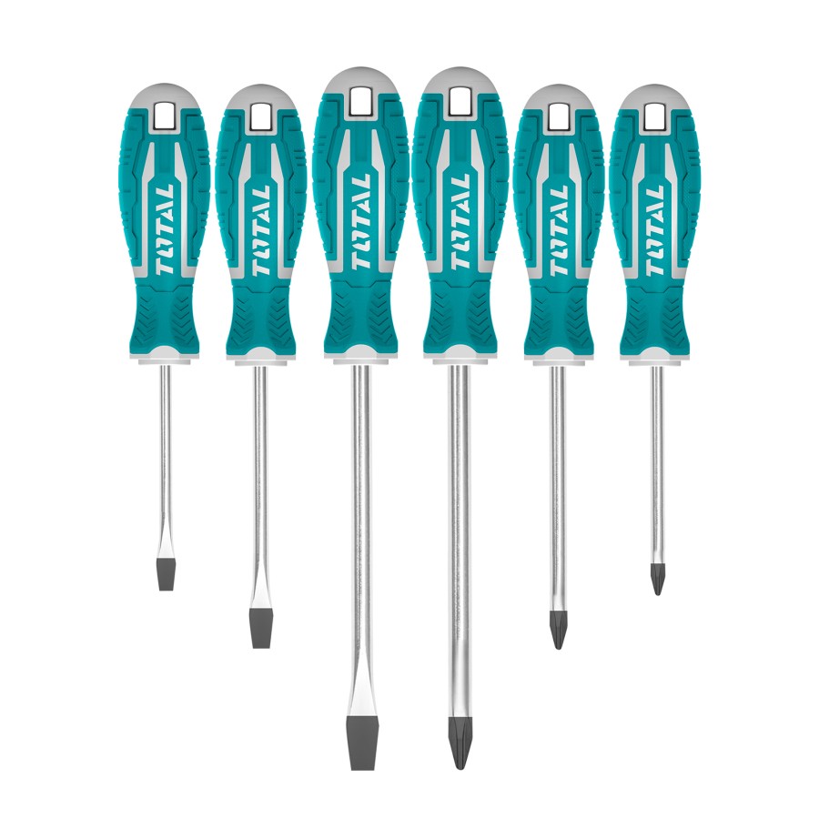 Набор отвёртка 6шт pcs screwdriver THT250606 "TOTAL"
