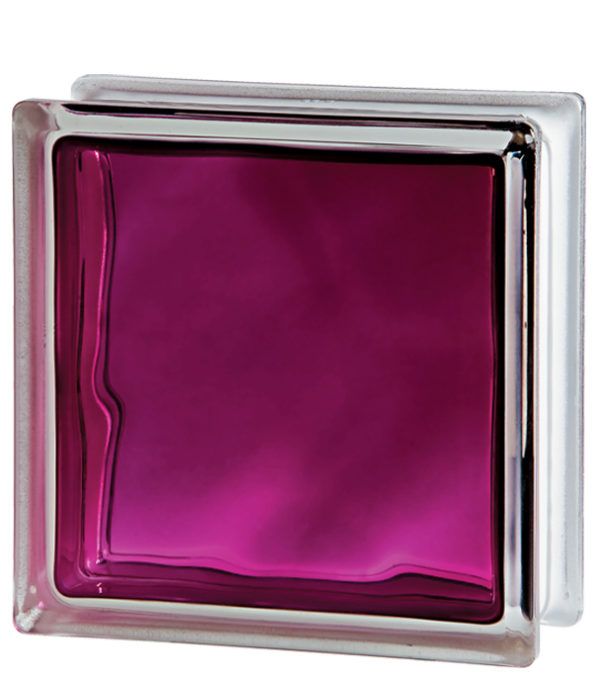 Стеклоблок Brilly Ruby 1919/8 WAVE 122189