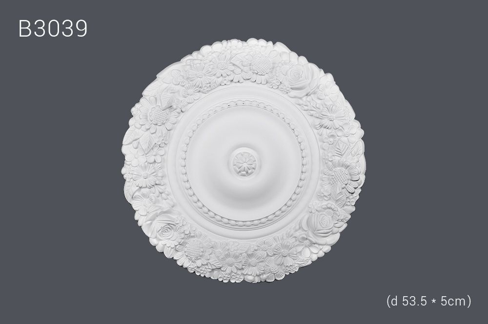 Декор. розетка В 3039 53.5х53,5х5cm (10)