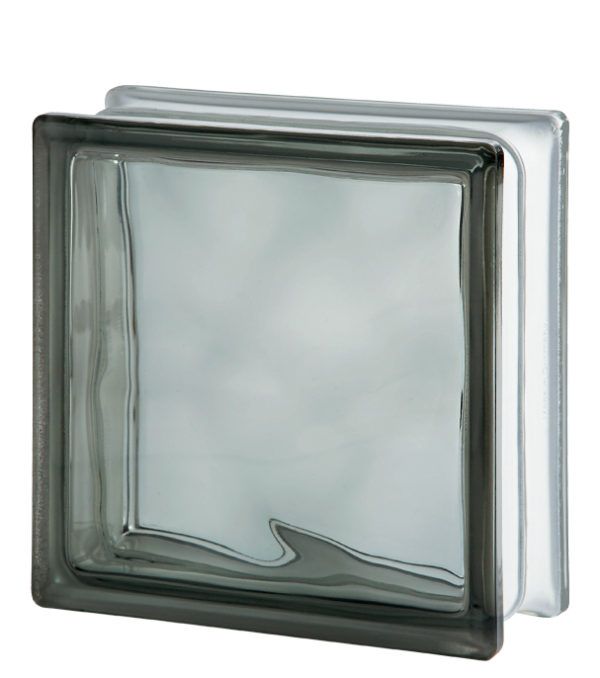 Стеклоблок Grey 1919/8 WAVE 122172