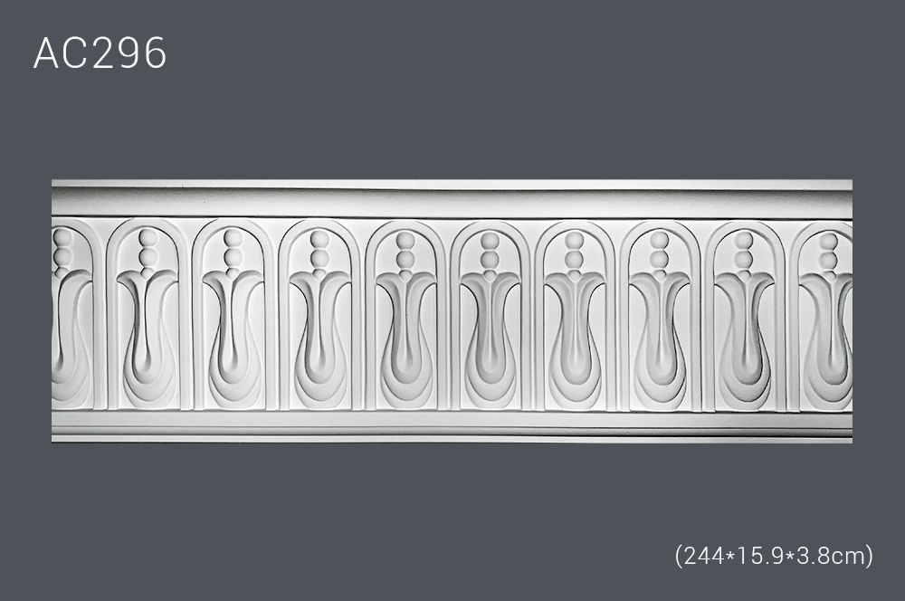Декор. профиль AC296 244х16х3.8cм(16)