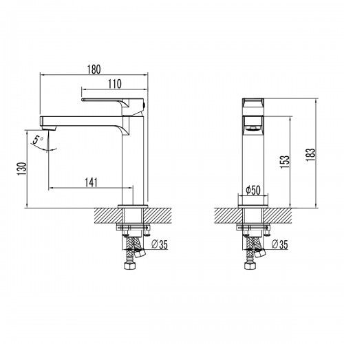 214 893 LM1537C Смеситель Lemark Plus Grace для раковины