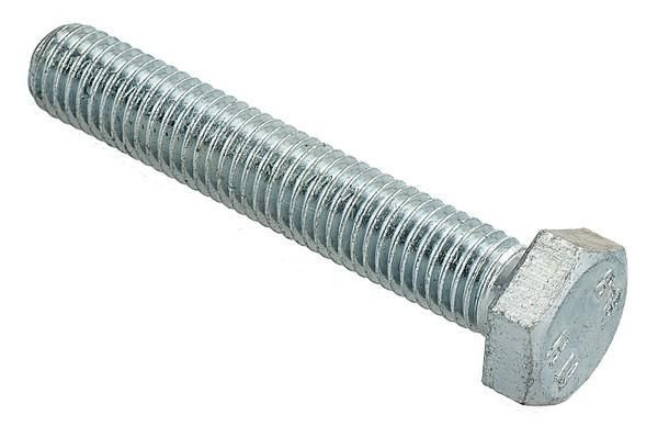 Болт DIN 933 М 6x 25 (белый цинк 6 шт) 016311