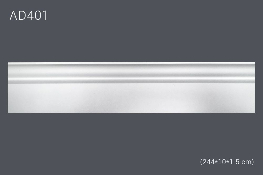 Декор. профиль AD401 244х10х1.5cm (40)