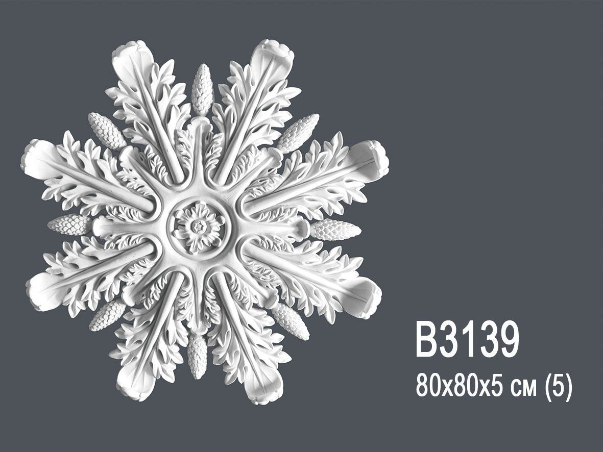Декор. розетка В3139 80х80х5 см (5)