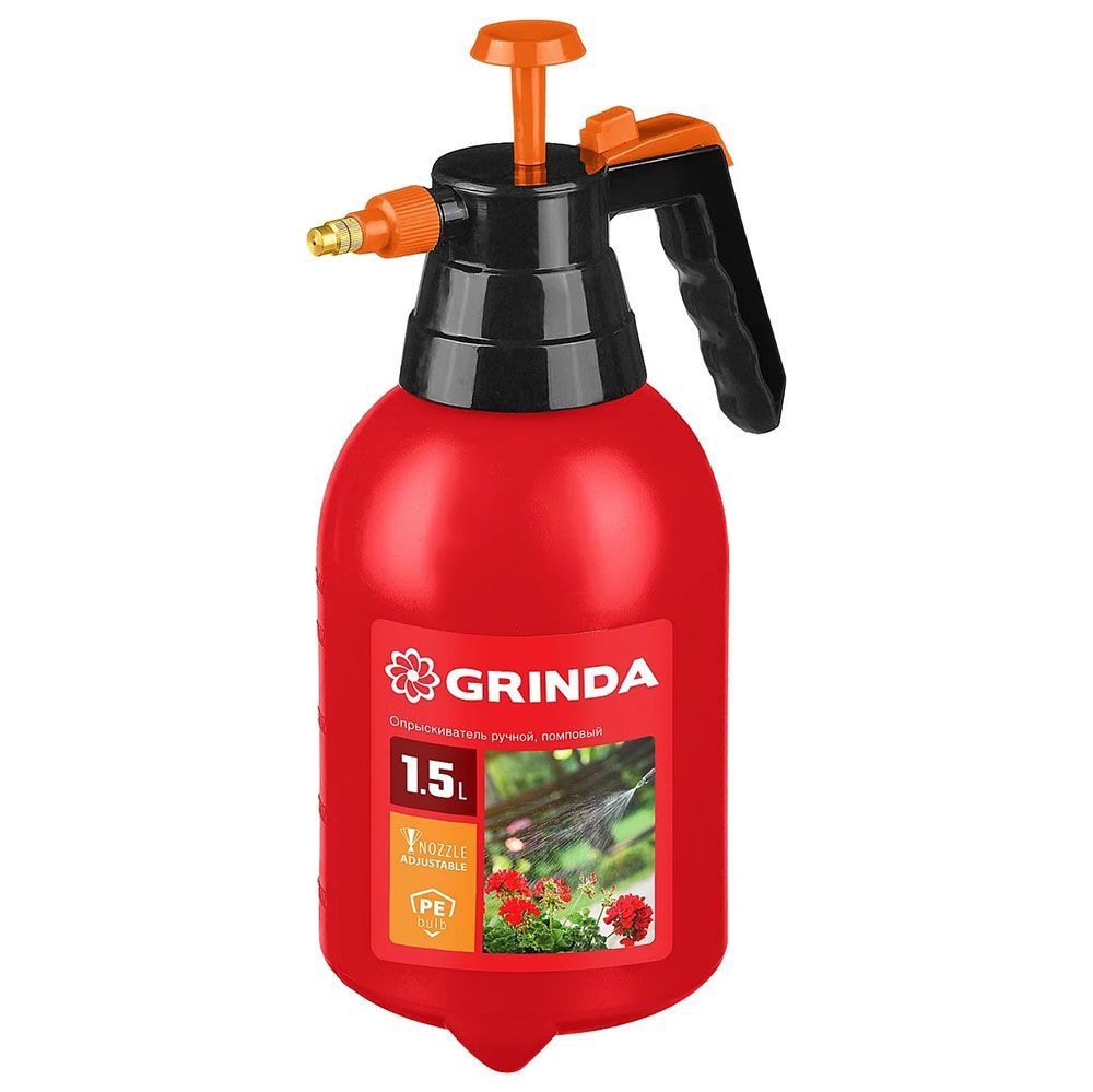 8-425059  Опрыскиватель Grinda 1,5 л помповый колба из полиэтилена 