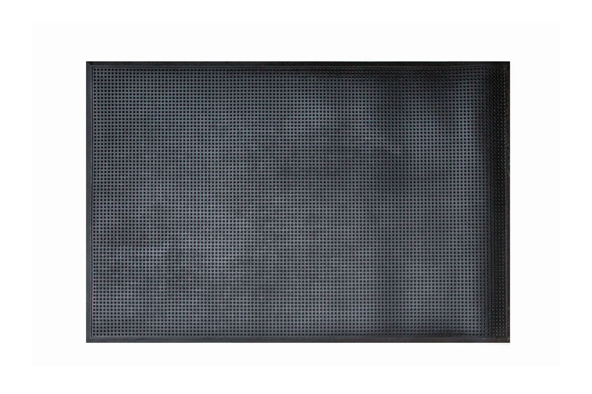 Коврик резиновый 50x80 см "Иголочки", чёрный (Арт 700)