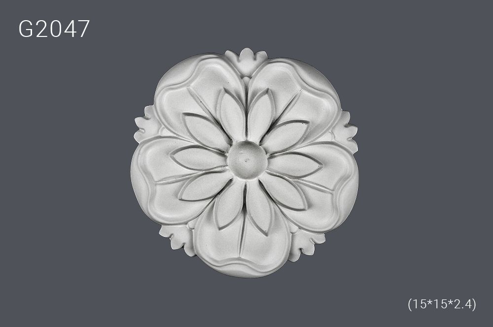 Декор розетка G2047 15х15х2.4см
