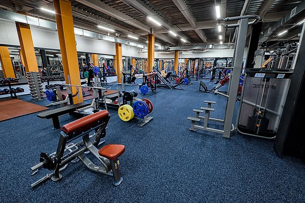 Резиновое покрытие EcoStep Fitness 15  (толщина 4мм ширина 1,5м) травянистый