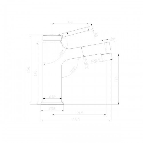 *** 214 899 LM3806C Смеситель Lemark Minima  для раковины