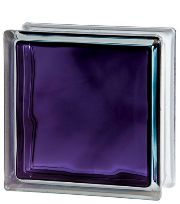 Стеклоблок 1919/8 BRILLY VIOLET WAVE VE 122191