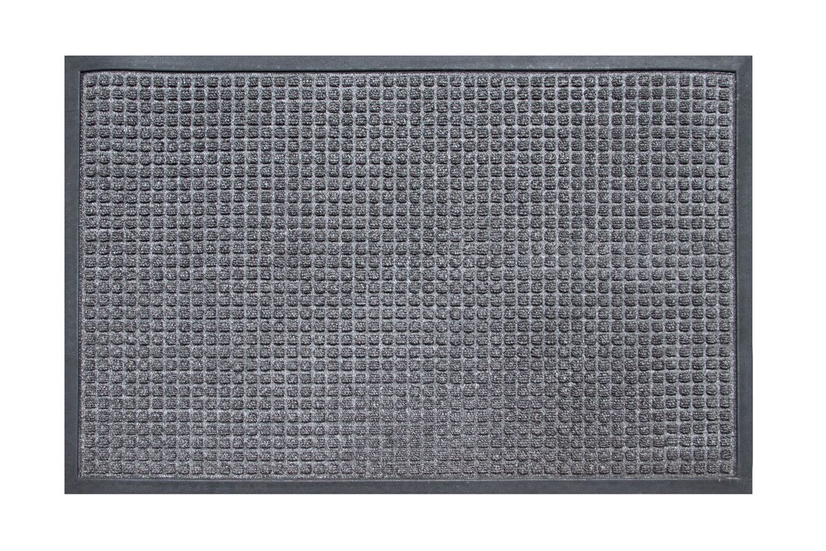 Коврик KG TM 027 0,90м х 1,50м Резина-текстиль мелкие квадраты чёрный