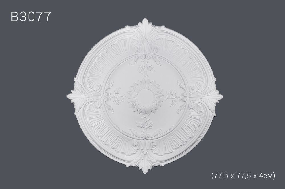 Декор. розетка В3077 77,5х77,5х4см (15)