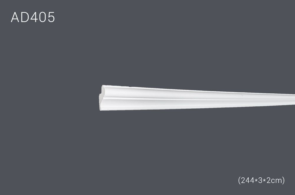 Декор. профиль AD405 244х3х2cm (65) выводной