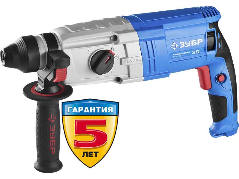 ***Перфоратор ЗУБР "ПРОФЕССИОНАЛ", SDS-plus, реверс, горизонтальный, ЗП-30-900 К