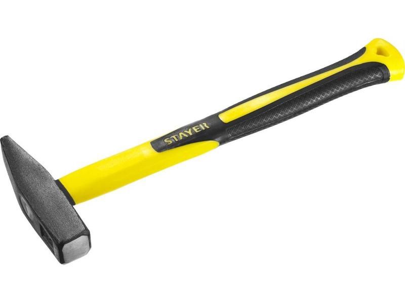 Молоток слесарный Fiberglass 400г с фибреглассовой рукояткой ,STAYER 20050-04_z02