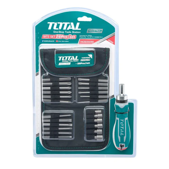 Набор отвёрток 26шт.PRO TACSD30266 "TOTAL"