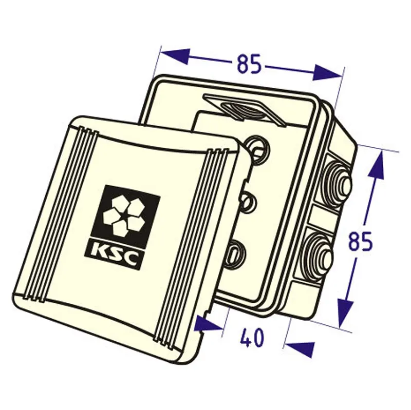 KSC 11-304 Коробка о/у 125*125*50мм 00009089