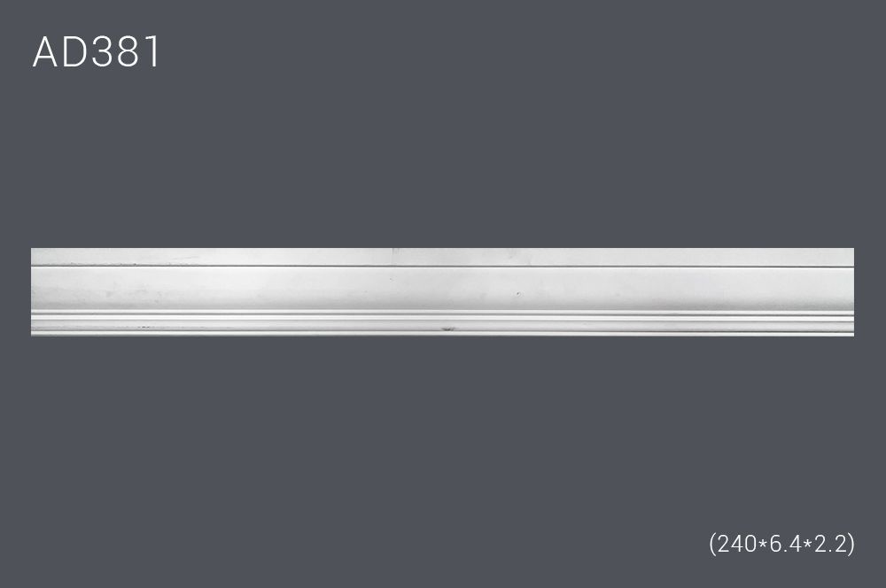 Декор профиль AD381 240х6.4х2.2см (35)