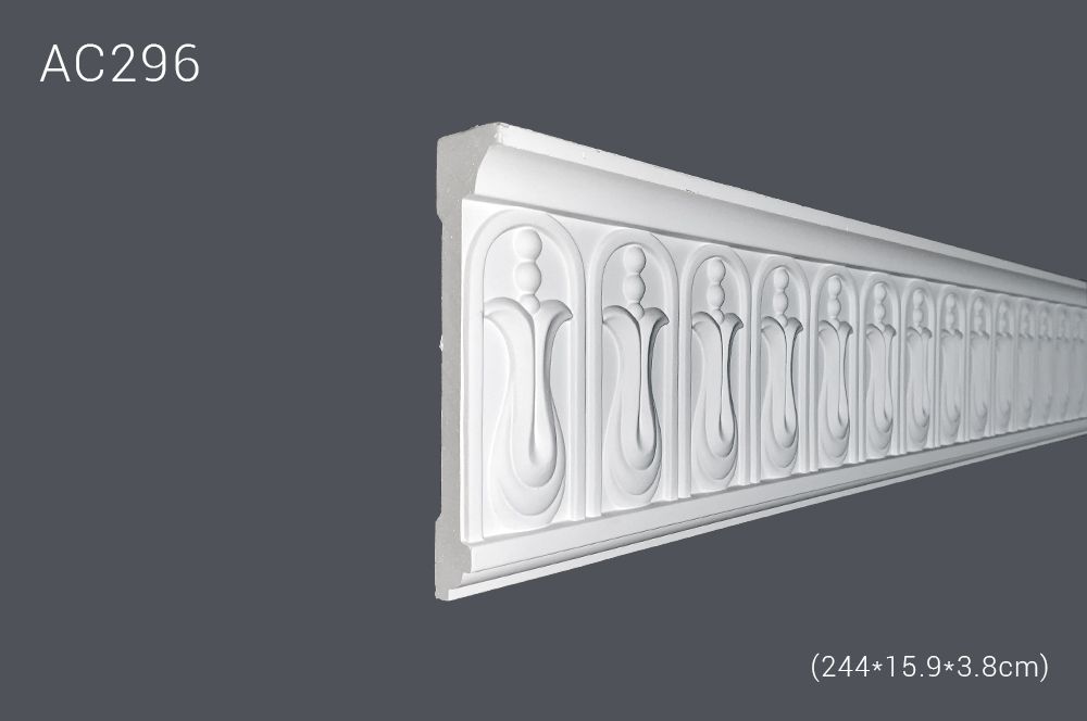 Декор. профиль AC296 244х16х3.8cм(16)