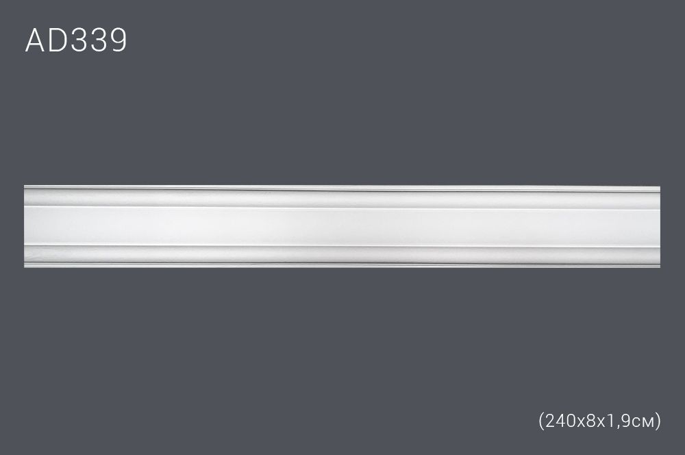 Декор. профиль AD339 240х8х2см (50)