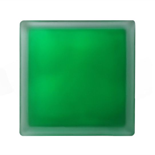 Стеклоблок JH 074 Misty In-colored green(зеленый матовый)