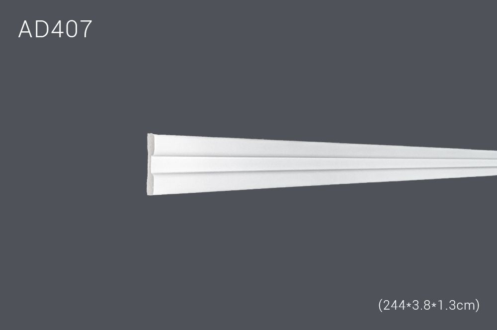 Декор. профиль AD407 244х3.8х1.3cm (70)