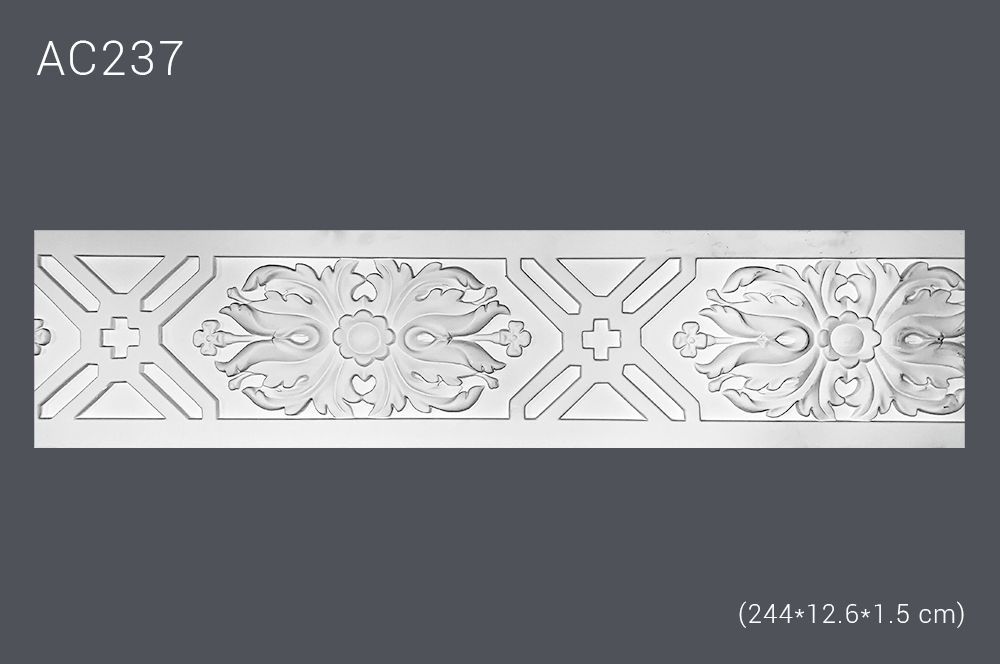 Декор. профиль AC237 244х12.8х1.6cм (38)