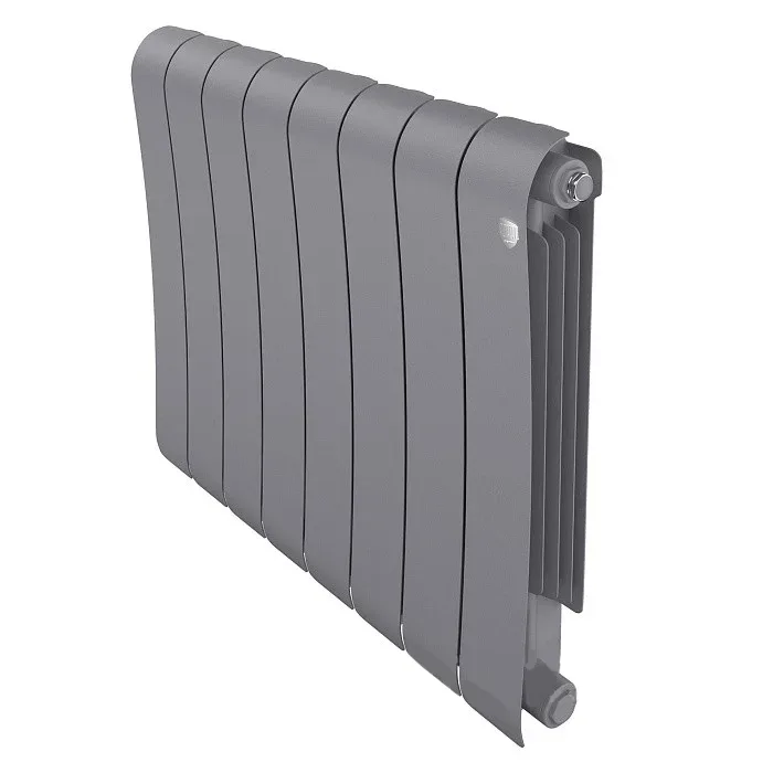 Биметаллический радиатор Royal Thermo - INFINITY Silver Satin 500/100 (темно-серебристый)