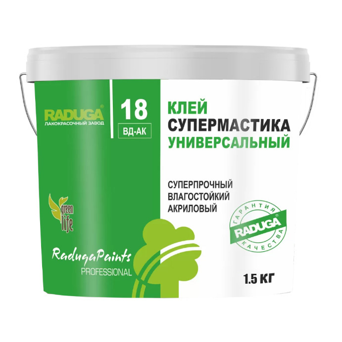 Клей "Супермастика" Радуга-18 акриловый 1.5